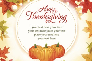 感恩節，感恩一路有你